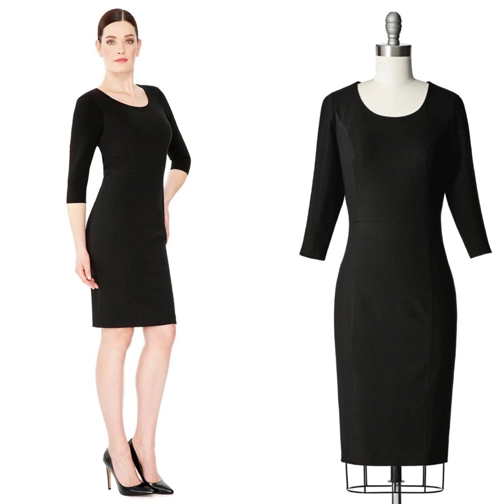 Project Gravitas The Amelia Ponte Shapewear Dress Navy NWT